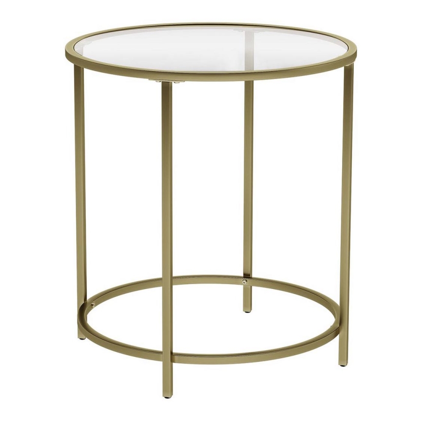 Beistelltisch LYRA, goldfarben