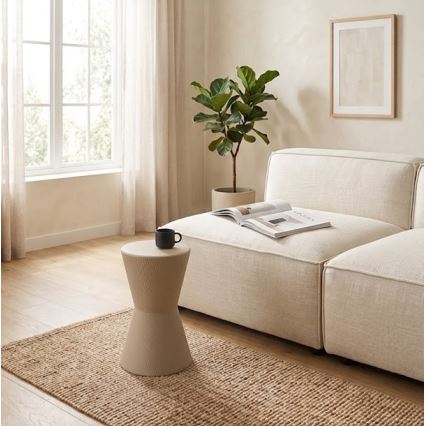 Beistelltisch PETIT Ø 29 cm, beige