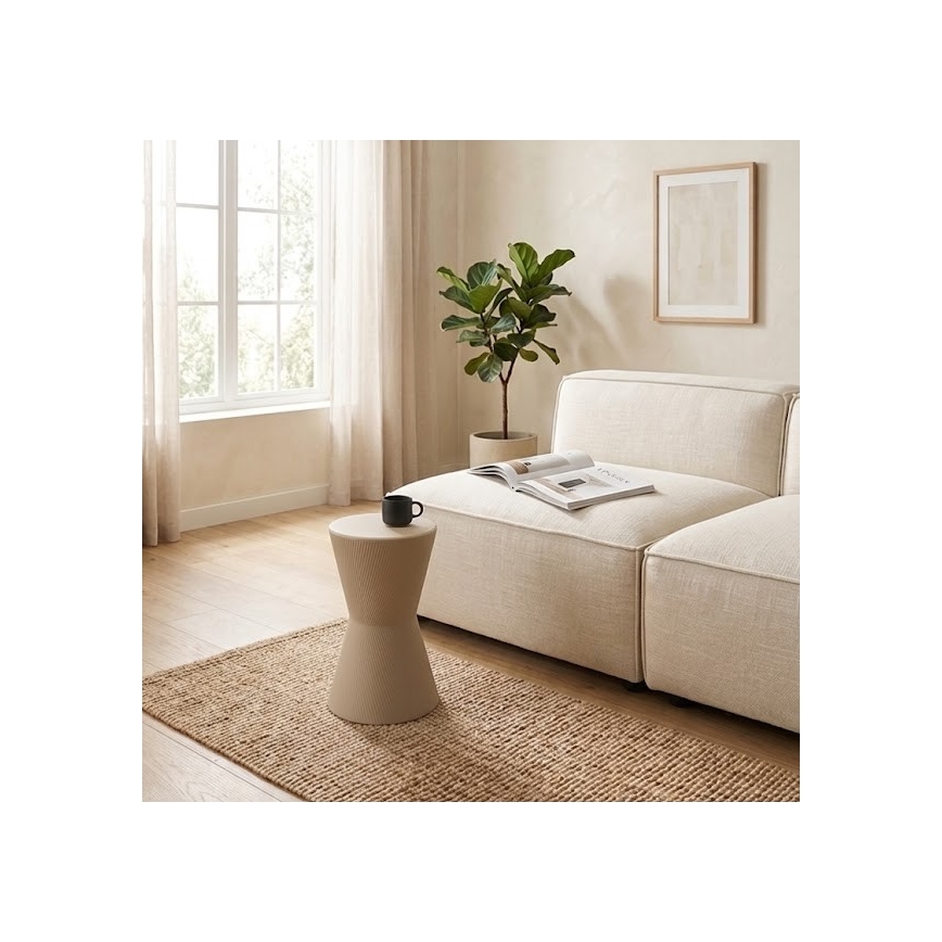 Beistelltisch PETIT Ø 29 cm, beige