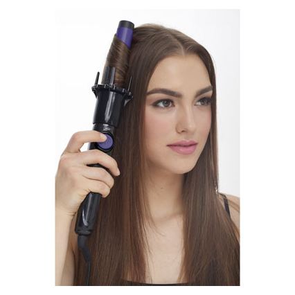 Bellissima 11307 - Fer à friser rotatif RICCI&CURL 230V noir/violet