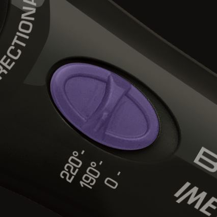 Bellissima 11307 - Fer à friser rotatif RICCI&CURL 230V noir/violet