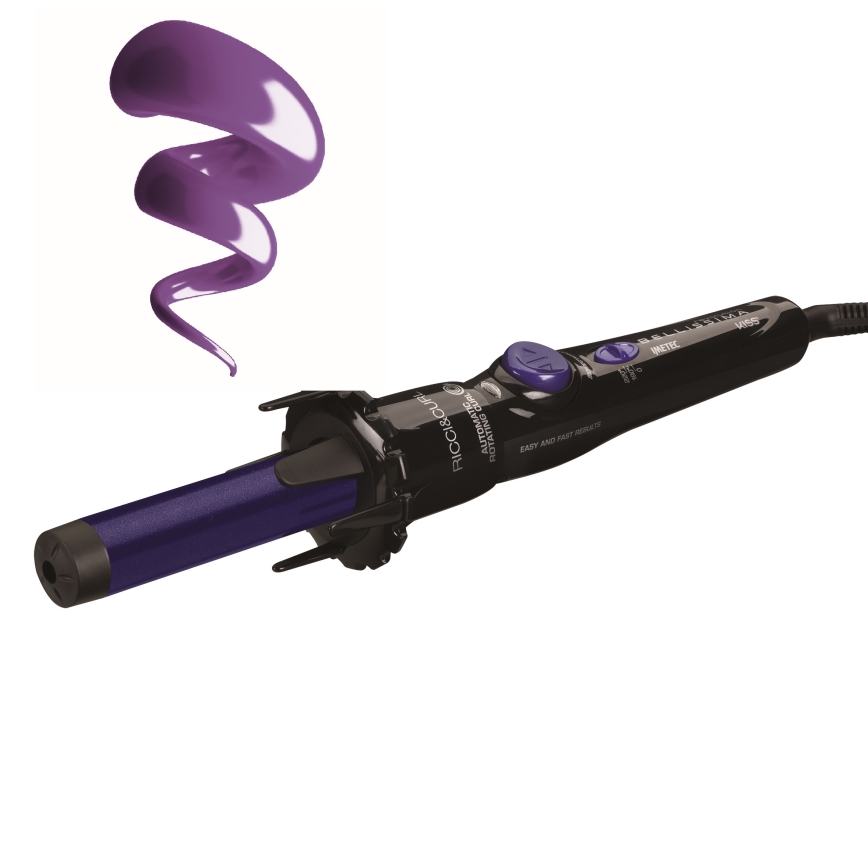 Bellissima 11307 - Rotations-Lockenstab RICCI&CURL 230V schwarz/lila