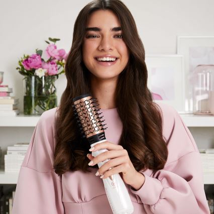 Bellissima 11726 - Brosse soufflante 5 en 1 MY PRO 1000 W / 230 V blanc / or rose