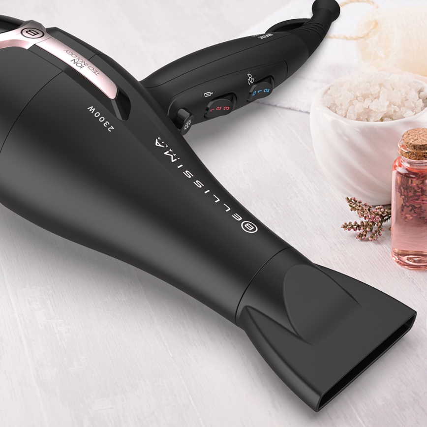 Bellissima 11860 - Asciugacapelli professionale 2300W/230V nero/rosa