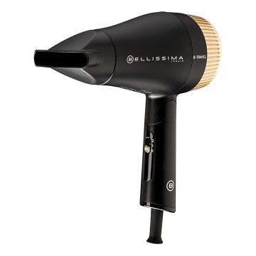 Bellissima 11872 - Reisefön B-TRAVEL 1400W/230V schwarz/gold