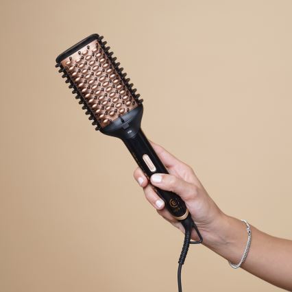 Bellissima 11879 - Spazzola ad aria calda MAGIC SHINY BRUSH 73W/230V oro rosa