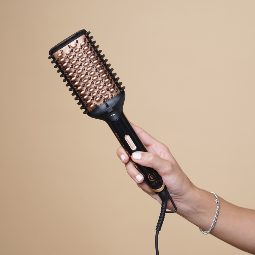 Bellissima 11879 - Spazzola ad aria calda MAGIC SHINY BRUSH 73W/230V oro rosa
