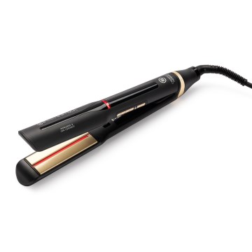 Bellissima 11948 - Piastra per capelli con display LCD e tecnologia a infrarossi, 60W/230V, nera