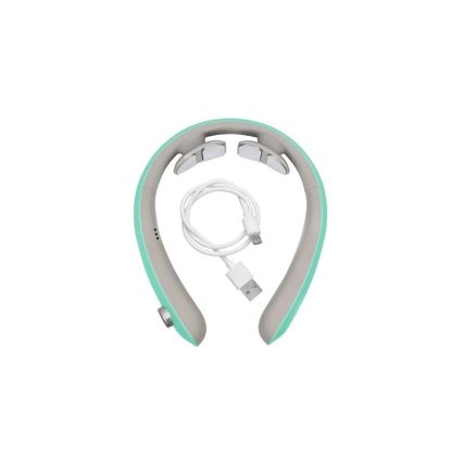Beper - Appareil de massage cervical rechargeable EMS 5V/900 mAh vert menthe