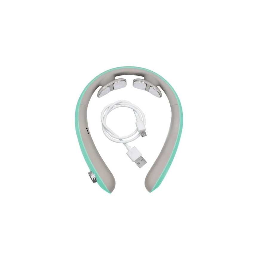 Beper - Appareil de massage cervical rechargeable EMS 5V/900 mAh vert menthe