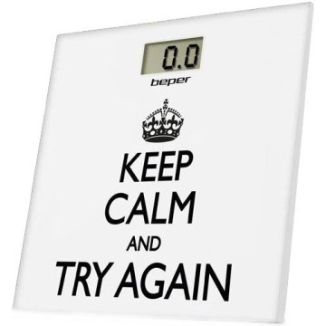 Beper - Digitale Personenwaage mit LCD-Display 1xCR2032