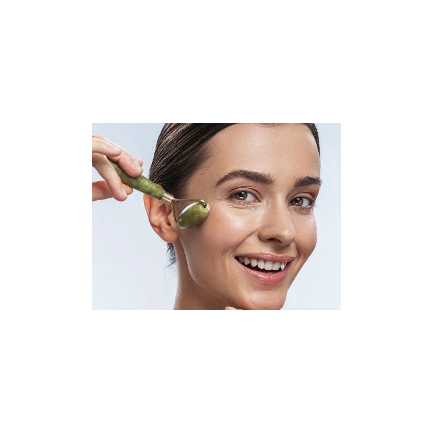 Beper - Jade-Massage-Roller und Gua Sha-Stein
