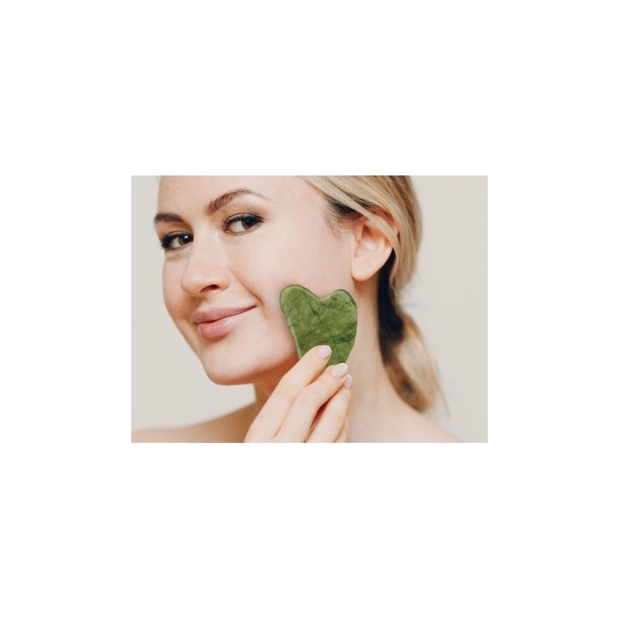 Beper - Jade-Massage-Roller und Gua Sha-Stein