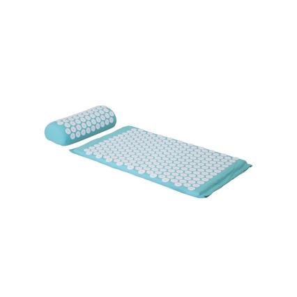 Beper - Tappetino e cuscino per agopressione, colore menta