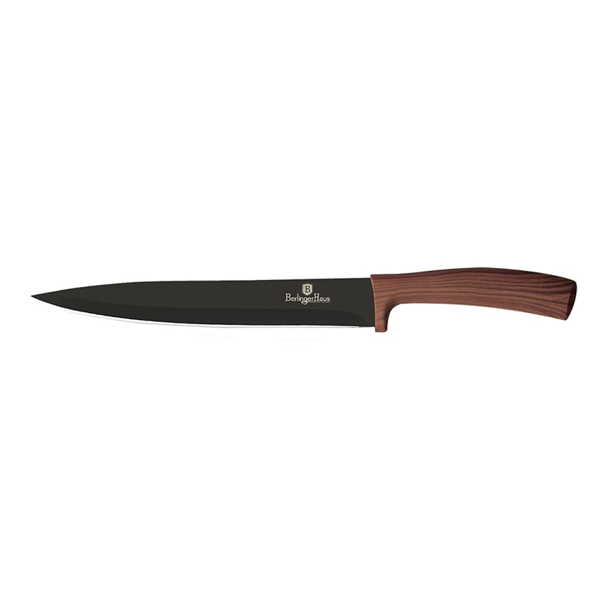 BerlingerHaus - Coltello da cucina 20 cm nero/marrone