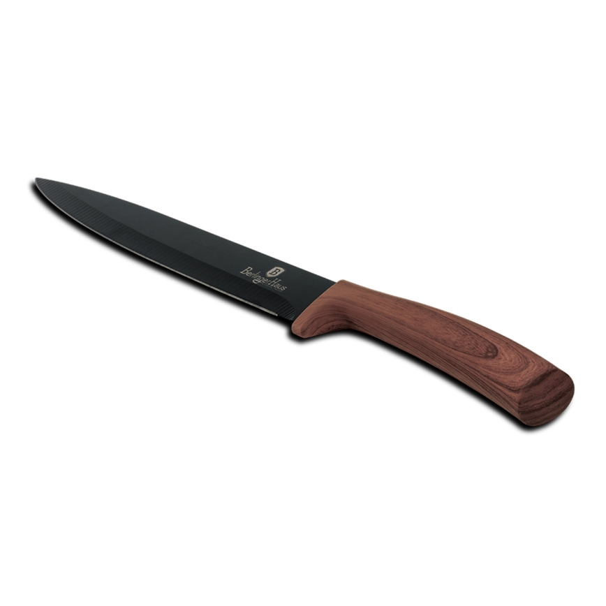 BerlingerHaus - Coltello da cucina 20 cm nero/marrone