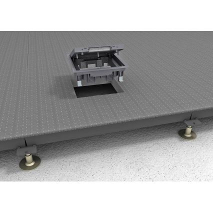 BETTERMANN - Bodendose für Doppelböden 12 Module (6 Geräte 45x45)