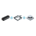 BETTERMANN - Cassetta a pavimento per calcestruzzo 24 moduli (12 dispositivi 45x45)