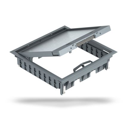 BETTERMANN - Cassetta a pavimento per calcestruzzo 24 moduli (12 dispositivi 45x45)