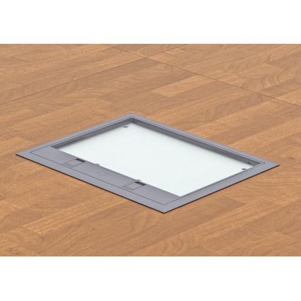 BETTERMANN - Cassetta a pavimento per piani doppi 18 moduli (9 dispositivi 45x45)