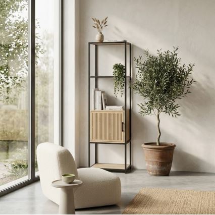 Bibliothèque BAZO 43x153 cm marron
