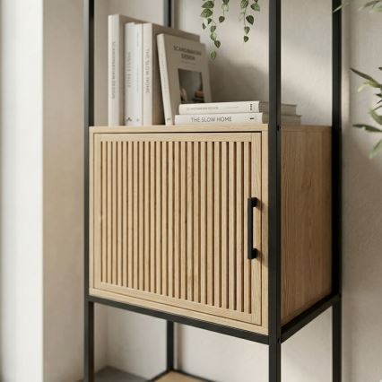 Bibliothèque BAZO 43x153 cm marron
