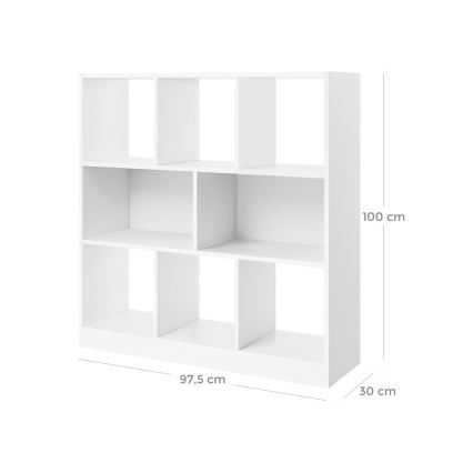 Bibliothèque DOVARO blanche