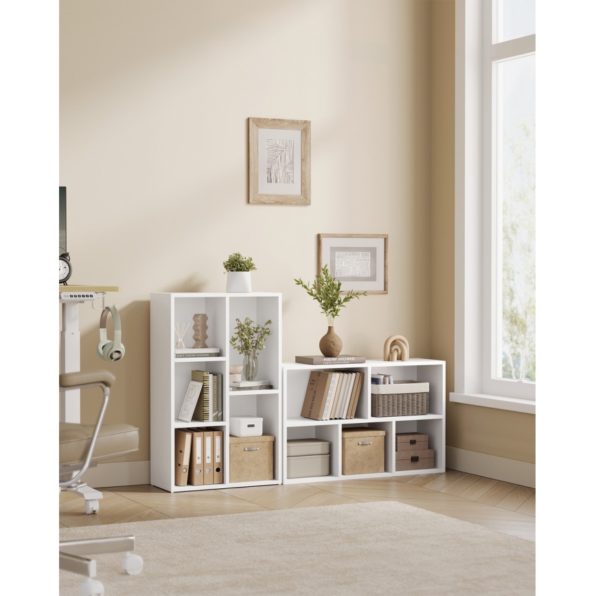 Bibliothèque DOVARO blanche