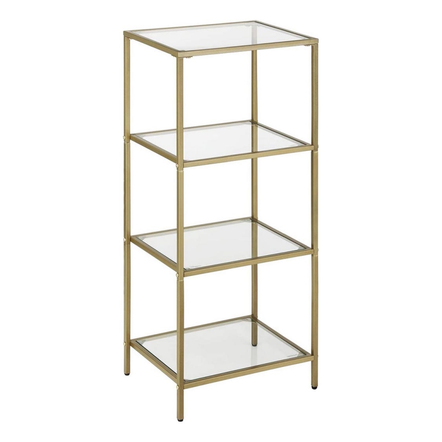 Bibliothèque GLASY dorée