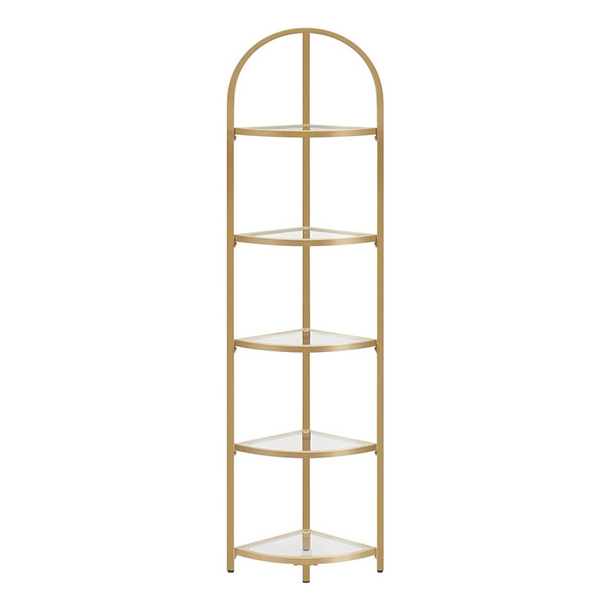 Bibliothèque GLASY dorée