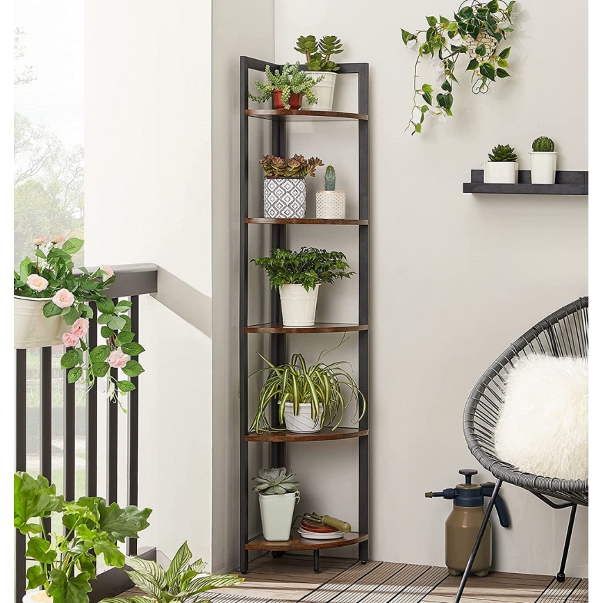 Bibliothèque NAVARO marron/noir