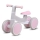 Bici a spinta KVADROLET grigio/rosa