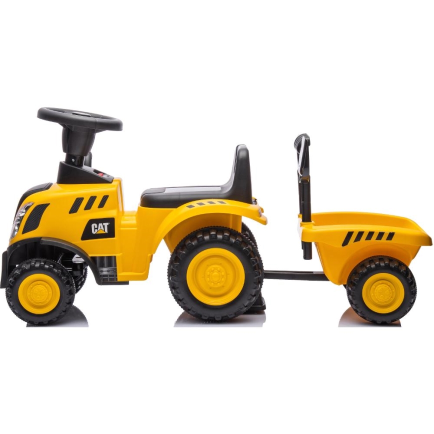 Bici a spinta trattore CAT 2xAA giallo/nero