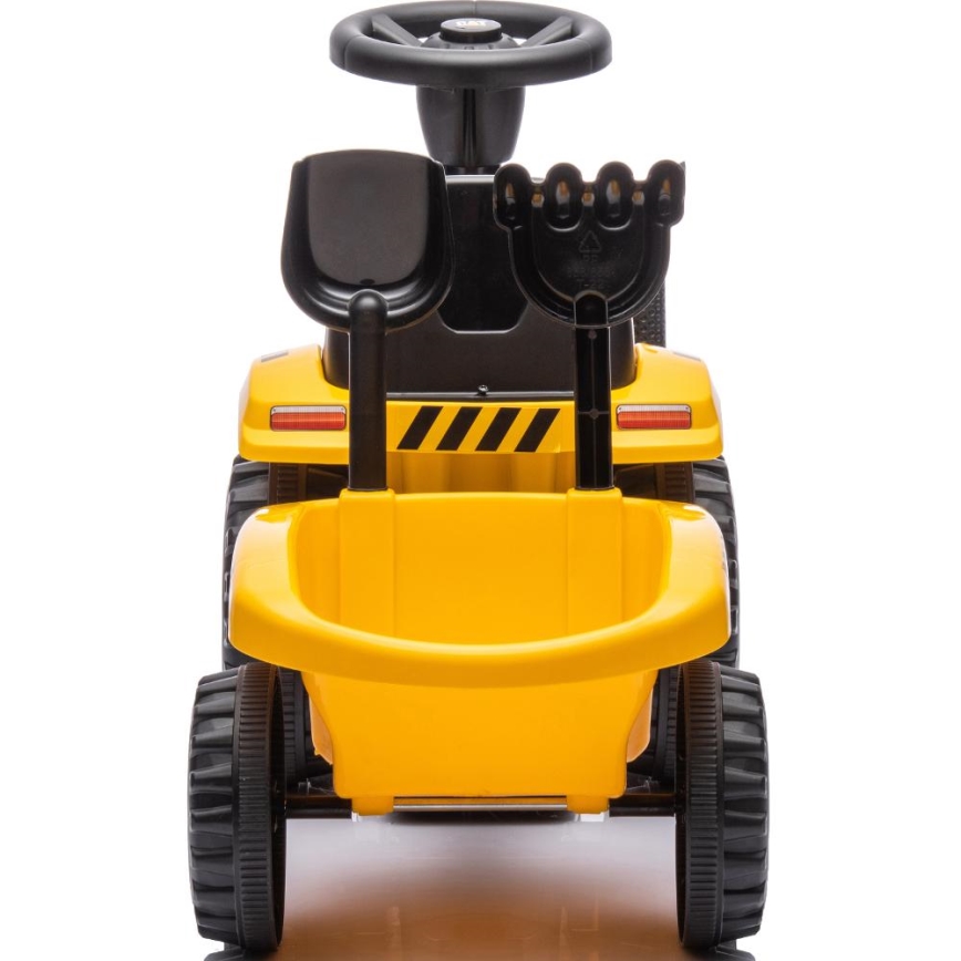 Bici a spinta trattore CAT 2xAA giallo/nero