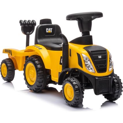 Bici a spinta trattore CAT 2xAA giallo/nero