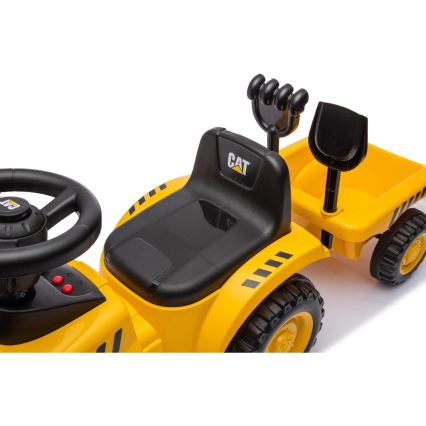 Bici a spinta trattore CAT 2xAA giallo/nero