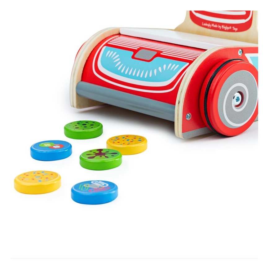 Bigjigs Toys - Aspirapolvere a bastone