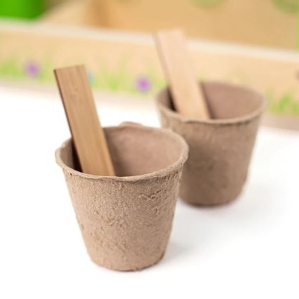 Bigjigs Toys - Gartenset in einer Kiste
