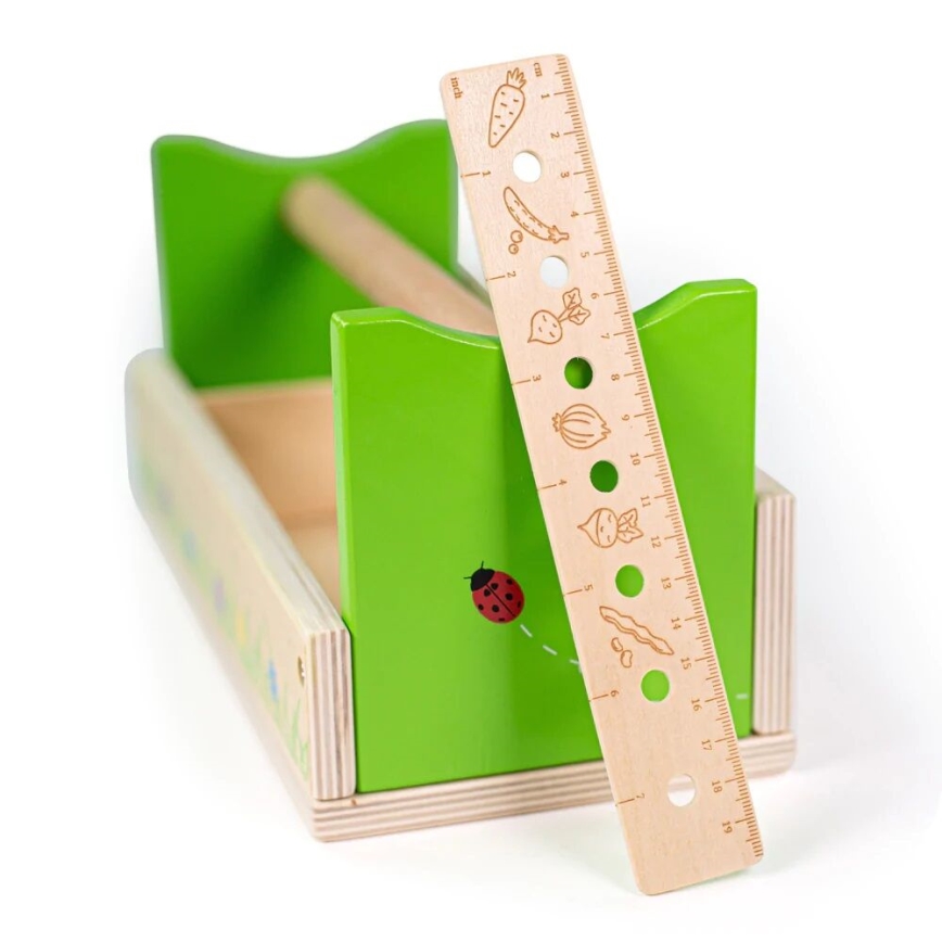 Bigjigs Toys - Gartenset in einer Kiste