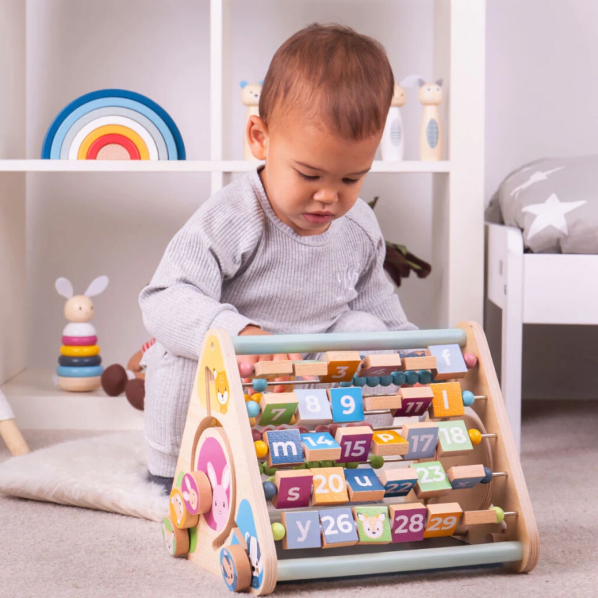 Bigjigs Toys - Triangle d'activité avec animaux