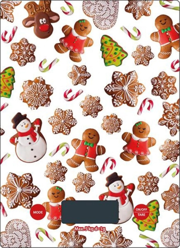 Bilancia da cucina digitale TORO 1x CR2032 biscotti di pan di zenzero