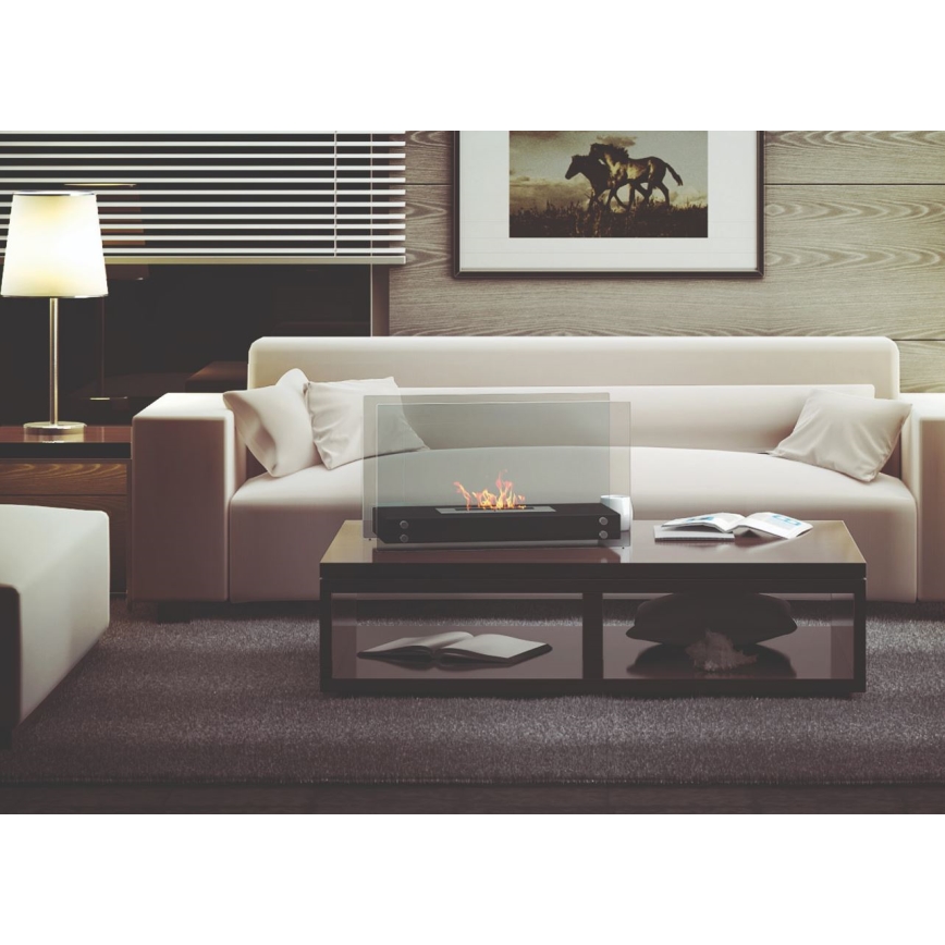 Kratki - Camino BIO 40,2x70 cm 2kW nero