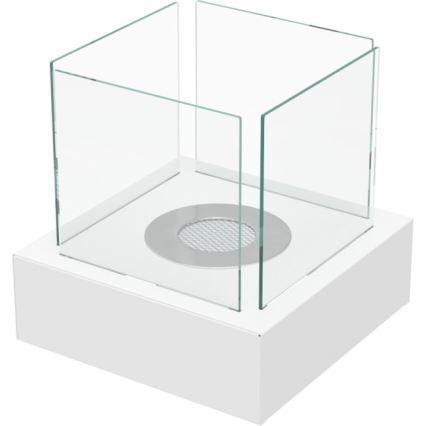 Kratki - Camino bioetanolo 30,3x30 cm 1kW bianco