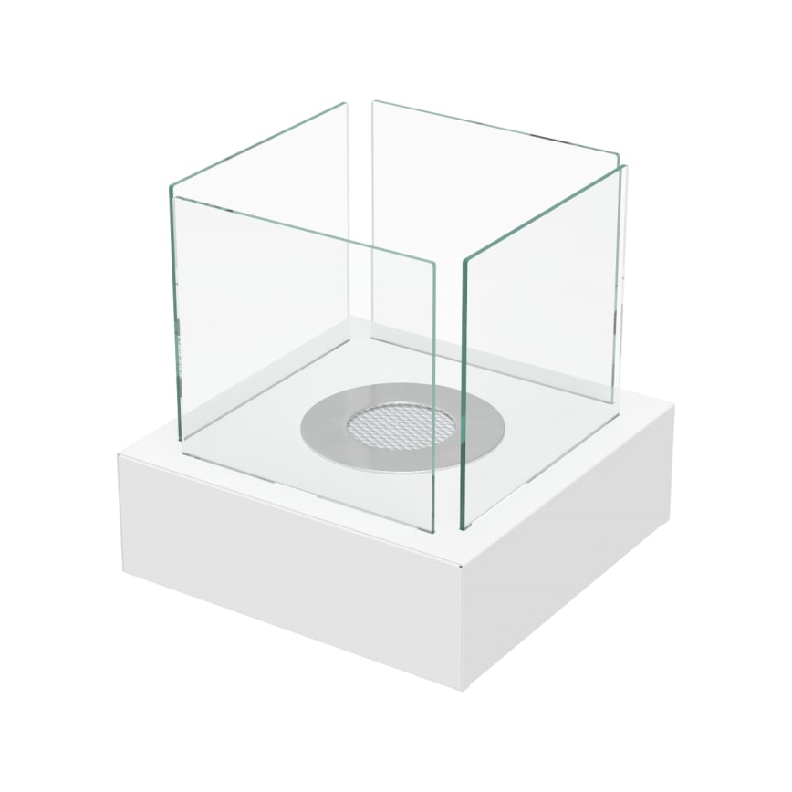 Kratki - Camino bioetanolo 30,3x30 cm 1kW bianco