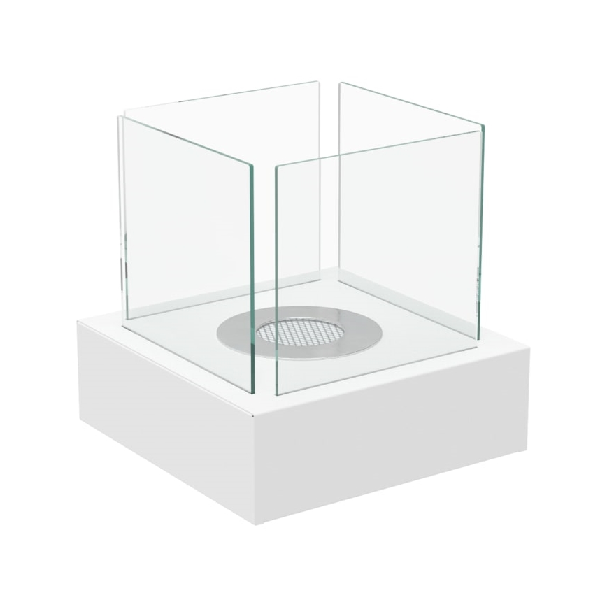 Kratki - Camino bioetanolo 30,3x30 cm 1kW bianco