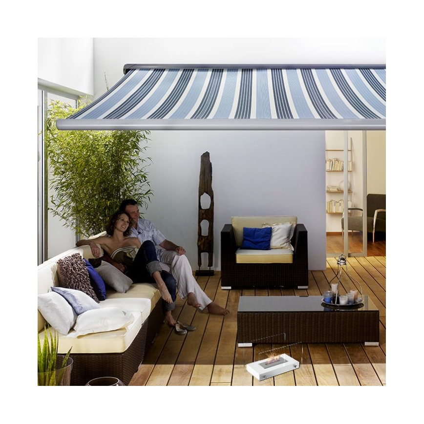 Kratki - BIO-Kamin 25,2x39 cm 1 kW weiß