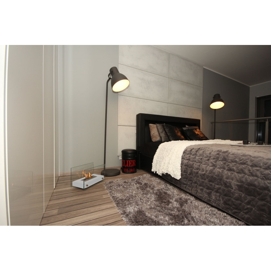 Kratki - BIO-Kamin 25,2x39 cm 1 kW weiß