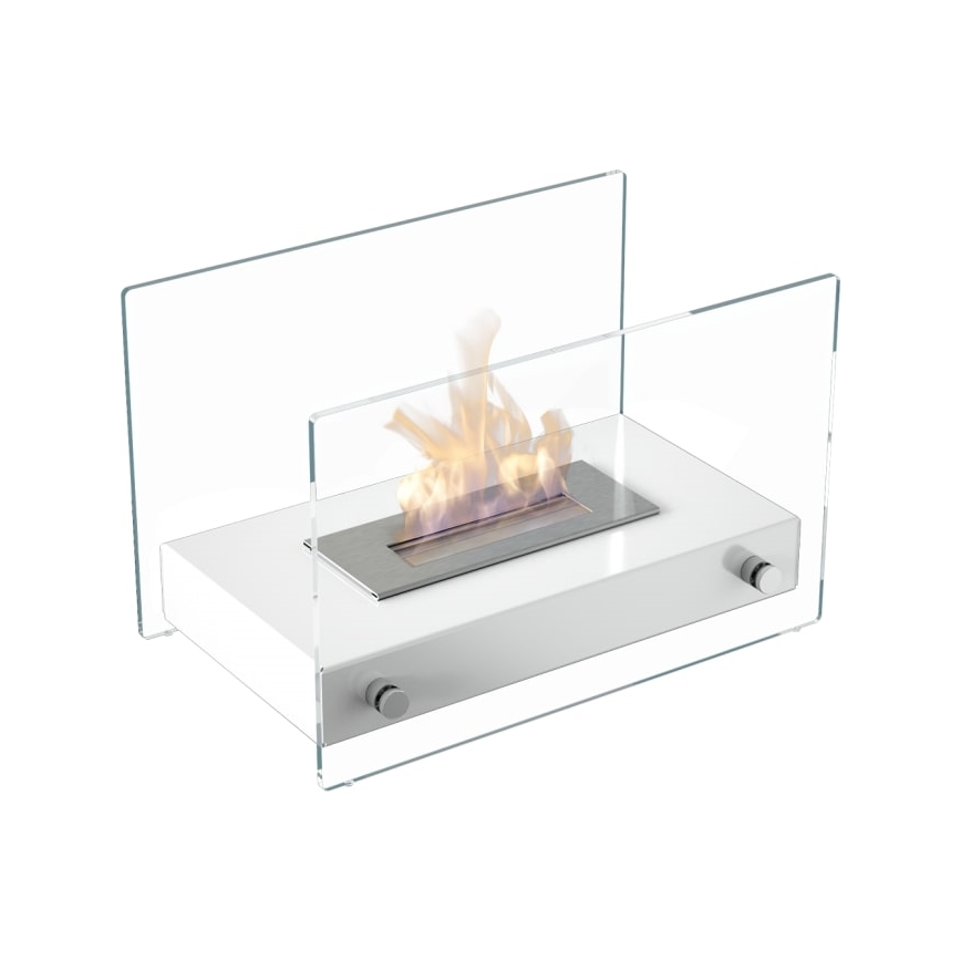 Kratki - BIO-Kamin 25,2x39 cm 1 kW weiß