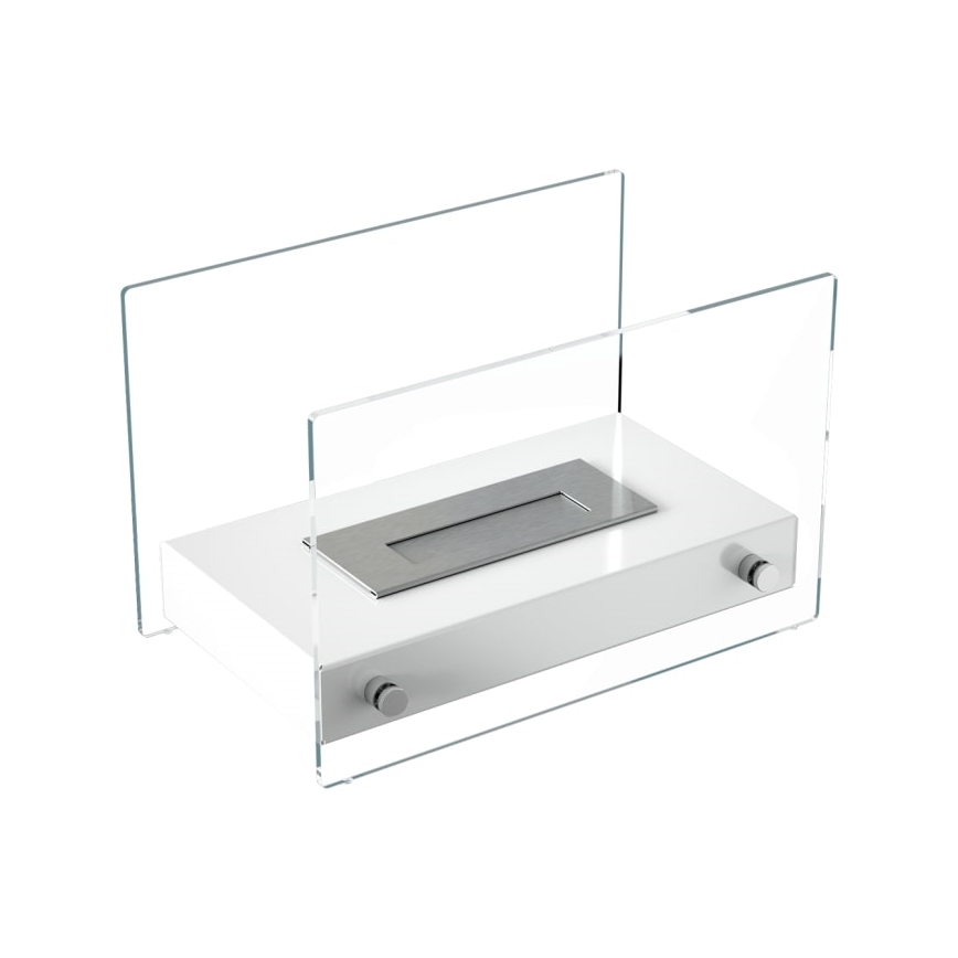 Kratki - BIO-Kamin 25,2x39 cm 1 kW weiß