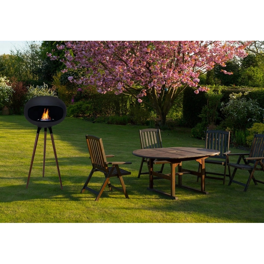 Bioethanol-Kamin TOKIO 45x100 cm 2kW schwarz